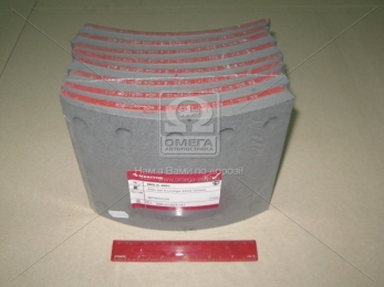 Накладка торм. (компл. на ось) 420х180 1-й рем. BPW, KASSBOHRER, SAF (пр-во Arvin Meritor)