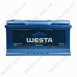 Аккумулятор WESTA 100AH L+ 850A