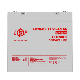 Аккумулятор гелевый LPM-GL 12V - 45 Ah