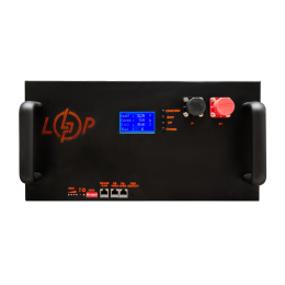 Аккумулятор LP LiFePO4 51,2V - 160 Ah (8192Wh) (BMS 200A/100А) LCD металл RM Smart RS485/CAN