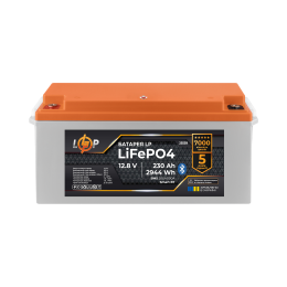 Аккумулятор LP LiFePO4 12,8V - 230 Ah (2944Wh) (BMS 200A/100А) пластик Smart BT