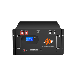 Акумулятор LP LiFePO4 51,2V - 230 Ah (11776Wh) (Smart BMS 200A) с LCD RM AB RS485/CAN