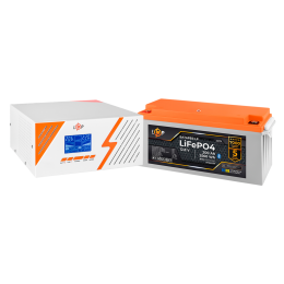 Комплект резервного питания LogicPower B1500 White + литиевая (LiFePO4) батарея 2560Wh