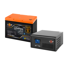 Комплект резервного питания LogicPower B1500 + литиевая (LiFePO4) батарея 1280Wh