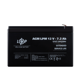Аккумулятор AGM LPM 12V - 7.2 Ah