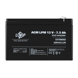 Аккумулятор AGM LPM 12V - 7.5 Ah