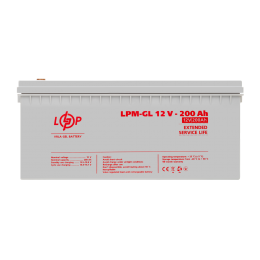 Аккумулятор гелевый LPM-GL 12V - 200 Ah