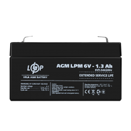 Аккумулятор AGM LPM 6V - 1.3 Ah
