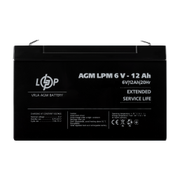 Аккумулятор AGM LPM 6V - 12 Ah