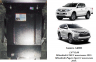 Защита АКПП КОЛЬЧУГА для Mitsubishi Pajero Sport (2015-) 2,4TDI